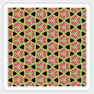 African Patterns with African Colors Sticker